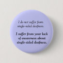 Recherche de surdité badges Conscience sourde