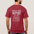 Recherche de repent tshirts Bible