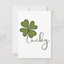Recherche de trèfle vœux cartes Irlande