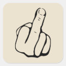 Zoek naar middelvinger stickers Grappig