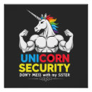 Recherche de sécurité drôle posters Arc en ciel