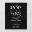 Zoek naar pop fizz clink uitnodigingen Elegant