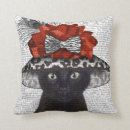 Zoek naar zwarte katten kussens Fabfunky