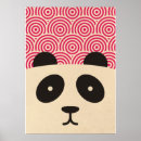 Recherche de panda rose posters Noir