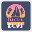 Recherche de pop culture autocollants Sur un bateau