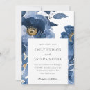 Recherche de blue floral mariage invitations Fleurs