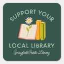 Zoek naar van de bibliotheek stickers Boekenliefhebber