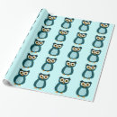 Recherche de hiboux papier cadeau Coloré