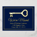 Zoek naar gouden sleutel uitnodigingen Adreswijziging