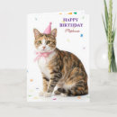 Recherche de chat minou vœux cartes Noir et blanc