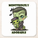 Recherche de frankenstein dessous de verres Halloween