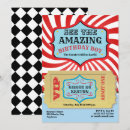 Recherche de vintage de cirque invitations Rayures