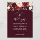 Recherche de papeterie de de marsala mariage invitations Botanique