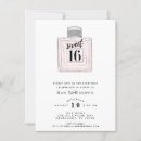 Recherche de seizième anniversaire invitations Rose
