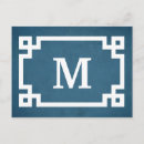 Recherche de majuscule cartes postales Monogramme
