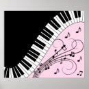 Recherche de note de musique posters Noir et blanc