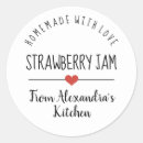 Recherche de confiture de fraise autocollants Préserver