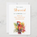 Recherche de perroquets invitations Été