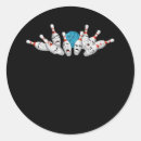 Recherche de bowling drôle autocollants Sport