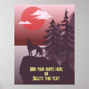 Recherche de loup de nuit posters Lune