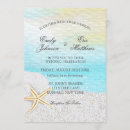 Recherche de bleu turquoise et blanc mariage invitations Océan