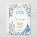 Recherche de cinderella invitations Princesse quinceanera