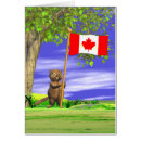 Recherche de castor canadien vœux cartes Mignon