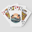 Zoek naar sports car speelkaarten Retro
