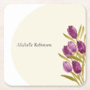 Recherche de fleur tulipe de dessous de verres Rose