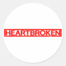 Recherche de coeur brisé autocollants Déchiré