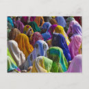 Recherche de femme indienne cartes postales Coloré