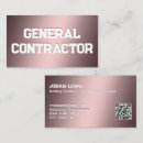 Recherche de entrepreneur général cartes visite Architecte