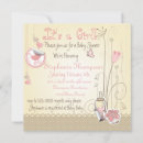 Recherche de whimsical baby shower fille invitations Fleurs