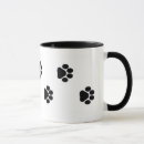 Recherche de empreintes de pattes de chien tasses Chiot