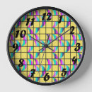 Recherche de croissant lune horloges Jaune