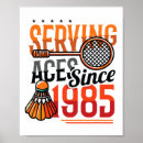 Recherche de humour de tennis posters Conception de badminton