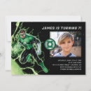 Recherche de lanterne verte invitations Superhéros