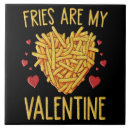 Recherche de cheeseburger carreaux Frites