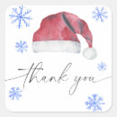 Recherche de chapeau de père noël autocollants Flocons de neige