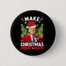 Recherche de bonhomme neige drôle badges Arbre de noël