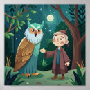 Recherche de illustration de hibou posters Pour enfants