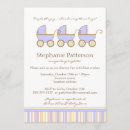 Recherche de baby carriage invitations Garçon