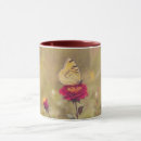 Recherche de amant de papillon tasses Jaune