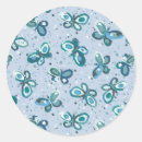 Zoek naar blauwe vlinder stickers Patroon
