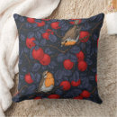 Recherche de gorge rouge coussins Oiseau