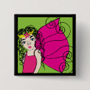 Recherche de fée verte badges Rose