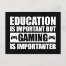 Recherche de contrôleur de jeu vidéo cartes postales Humour