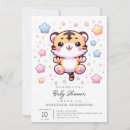 Recherche de tiger baby shower invitations Simple