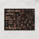 Recherche de grain de café cartes visite Affaires