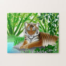 Recherche de tigre de bengale puzzles Tigres